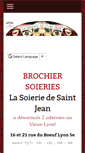 Mobile Screenshot of lasoieriedesaintjean.com